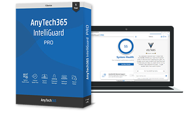 AnyTech365 IntelliGuard PRO box and laptop